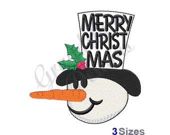 Christmas Snowman Machine Embroidery Design, Embroidery Designs, Machine Embroidery, Embroidery Patterns, Embroidery Files, Instant Download