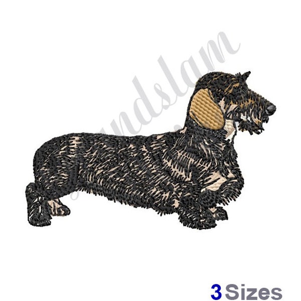 Wire-Haired Dachshund - Machine Embroidery Design, Embroidery Designs, Embroidery, Embroidery Patterns, Embroidery Files, Instant Download