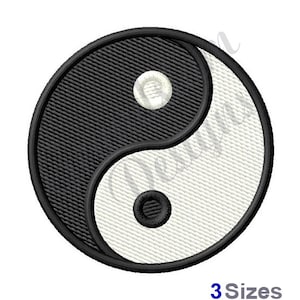 Yin Yang - Machine Embroidery Design