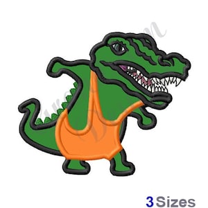 Applique Gator - Machine Embroidery Design