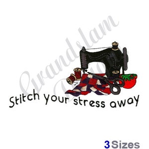 Antique Sewing Machine - Machine Embroidery Design