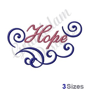 Hope - Machine Embroidery Design