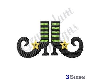 Witch Shoes - Machine Embroidery Design, Embroidery Designs, Machine Embroidery, Embroidery Patterns, Embroidery Files, Instant Download