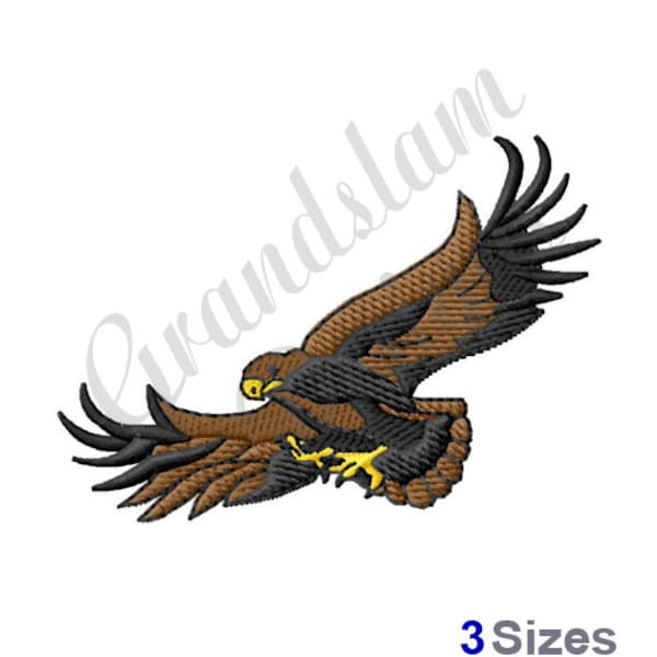 Flying Hawk - Machine Embroidery Design