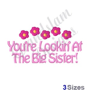 Big Sister - Machine Embroidery Design, Embroidery Designs, Machine Embroidery, Embroidery Patterns, Embroidery Files, Instant Download