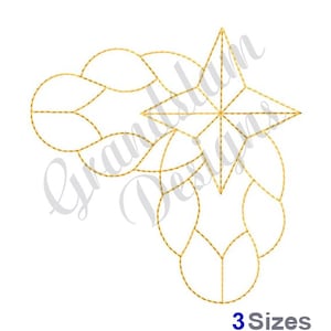 Star Quilt Corner - Stickdatei, Stickdatei, Stickdatei, Stickdatei, Sofort Download