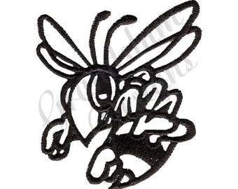 Hornets Outline - Machine Embroidery Design