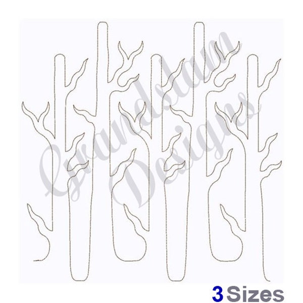 Trees Quilting Block - Machine Embroidery Design, Embroidery Designs, Machine Embroidery, Embroidery Patterns, Embroidery Files, Instant