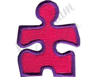 Puzzle Piece - Machine Embroidery Design, Embroidery Designs, Machine Embroidery, Embroidery Patterns, Embroidery Files, Instant Download