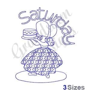 Saturday Baking - Machine Embroidery Design