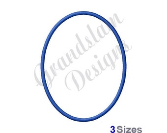 Oval Form - Stickdatei