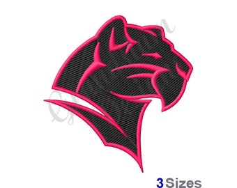 Panther Head - Machine Embroidery Design