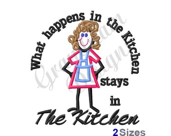 Hen What Happens in the Kitchen Stays in the Kitchen Filled Machine ...