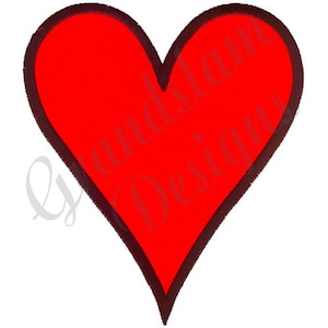 Simple Heart Applique - Machine Embroidery Design, Embroidery Designs, Embroidery, Embroidery Patterns, Embroidery Files, Instant Download