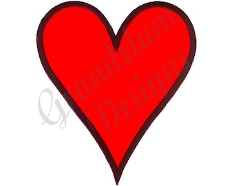 Simple Heart Applique - Machine Embroidery Design, Embroidery Designs, Embroidery, Embroidery Patterns, Embroidery Files, Instant Download