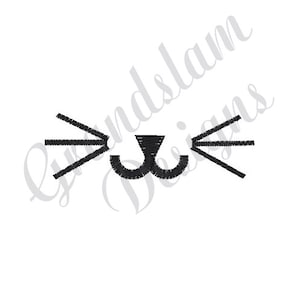 Cat Face Cover Machine Embroidery Design, Embroidery Designs, Face Mask, Face Cover, Embroidery Patterns, Embroidery Files, Instant Download
