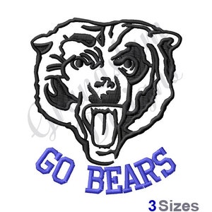 Go, Bears! - Machine Embroidery Design