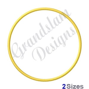 Circle Outline - Machine Embroidery Design