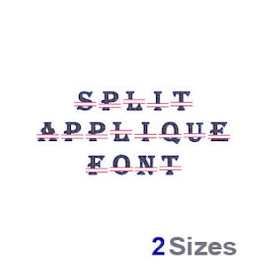 Split Applikation Stickschrift Schriftset - Sweetheart Embroidery Alphabet Font