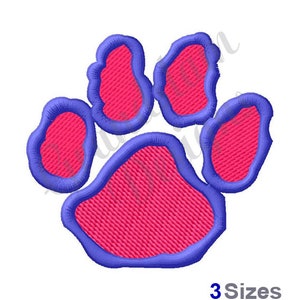 Bulldog Pawprint -Machine Embroidery Design, Embroidery Designs, Machine Embroidery, Embroidery Patterns, Embroidery Files, Instant Download