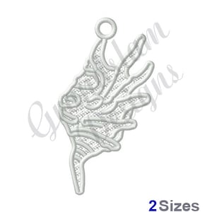 Fsl Spider Conch - Machine Embroidery Design
