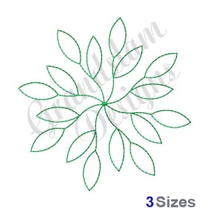 Blatt Quilt Block - Stickdatei, Stickdatei, Stickdatei, Stickdatei, Stickdatei, Maschinenstickerei, Maschinenstickerei, Sofort Download
