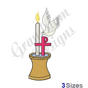Baptism Logo - Machine Embroidery Design