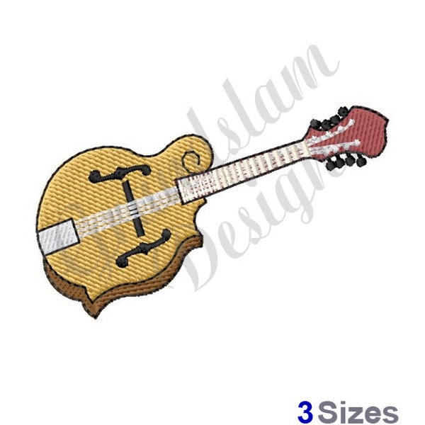 Mandolin - Machine Embroidery Design, Embroidery Designs, Machine Embroidery, Embroidery Patterns, Embroidery Files, Instant Download