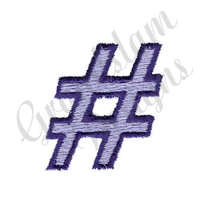 Club Number Sign - Machine Embroidery Design