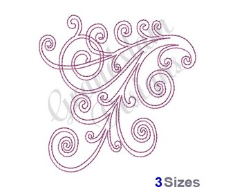 Fancy Swirls - Machine Embroidery Design