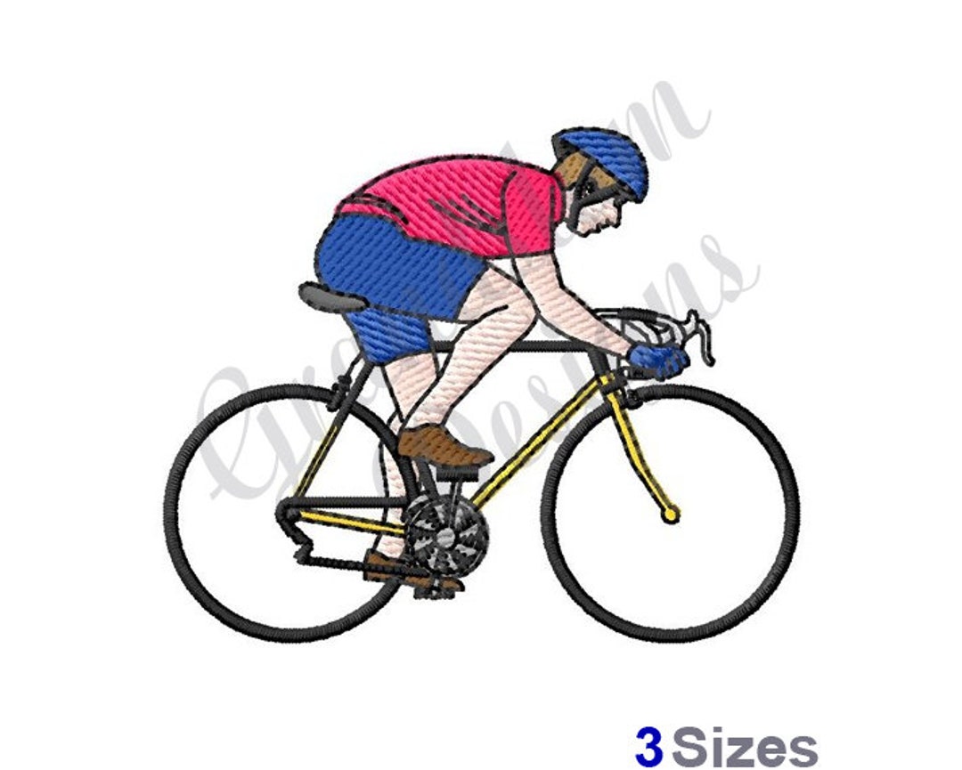 Bicycle Machine Embroidery Design, Embroidery Designs, Machine Embroidery, Embroidery Patterns