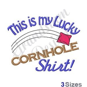 Cornhole  Shirt - Machine Embroidery Design, Embroidery Designs, Machine Embroidery, Embroidery Patterns, Embroidery Files, Instant Download