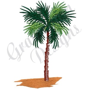 Palm Tree - Machine Embroidery Design, Embroidery Designs, Machine Embroidery, Embroidery Patterns, Embroidery Files, Instant Download