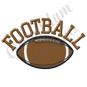Football - Machine Embroidery Design