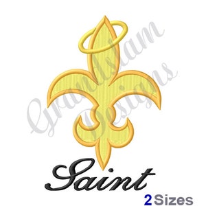 Fleur-De-Lis Saint - Machine Embroidery Design