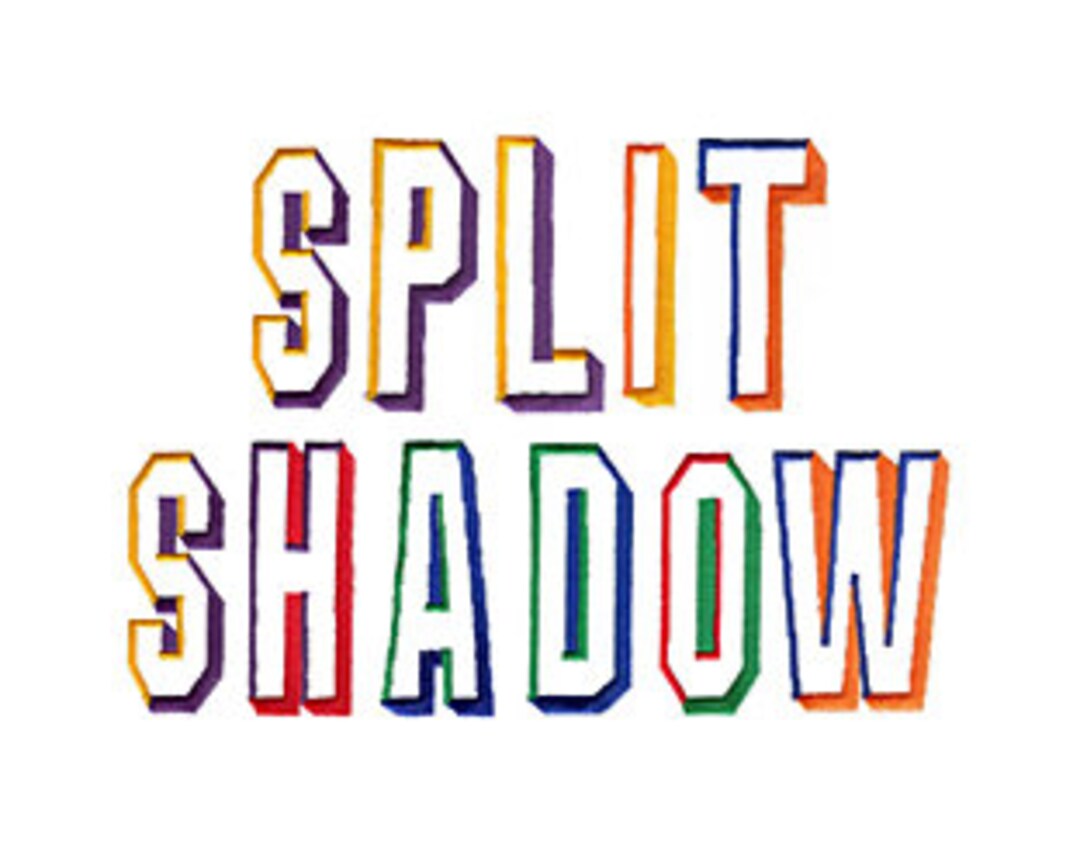 Split Shadow Embroidery Font Set - Sweetheart Machine Embroidery ...
