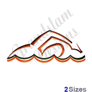 Swimmer - Machine Embroidery Design