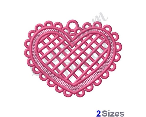 FSL Cross Hatch Ornament - Machine Embroidery Design