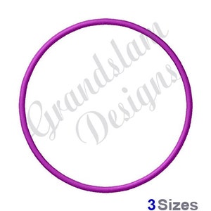 Circle Shape - Machine Embroidery Design