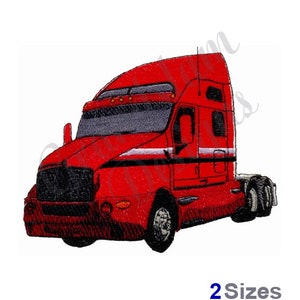 Semi Truck - Machine Embroidery Design