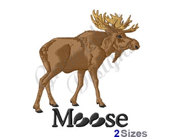 Moose - Machine Embroidery Design, Embroidery Designs, Machine Embroidery, Embroidery Patterns, Embroidery Files, Instant Download