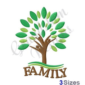 Family Tree - Machine Embroidery Design