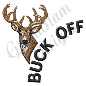 Buck Off - Machine Embroidery Design