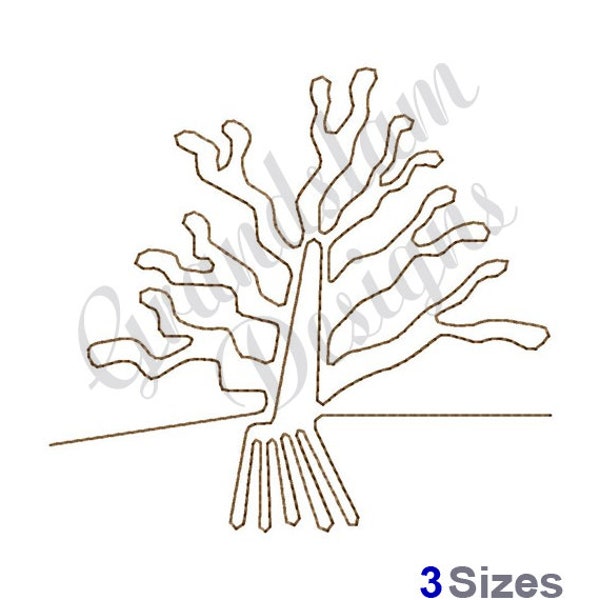 Nazca Lines Tree -Machine Embroidery Design, Embroidery Designs, Machine Embroidery, Embroidery Patterns, Embroidery Files, Instant Download