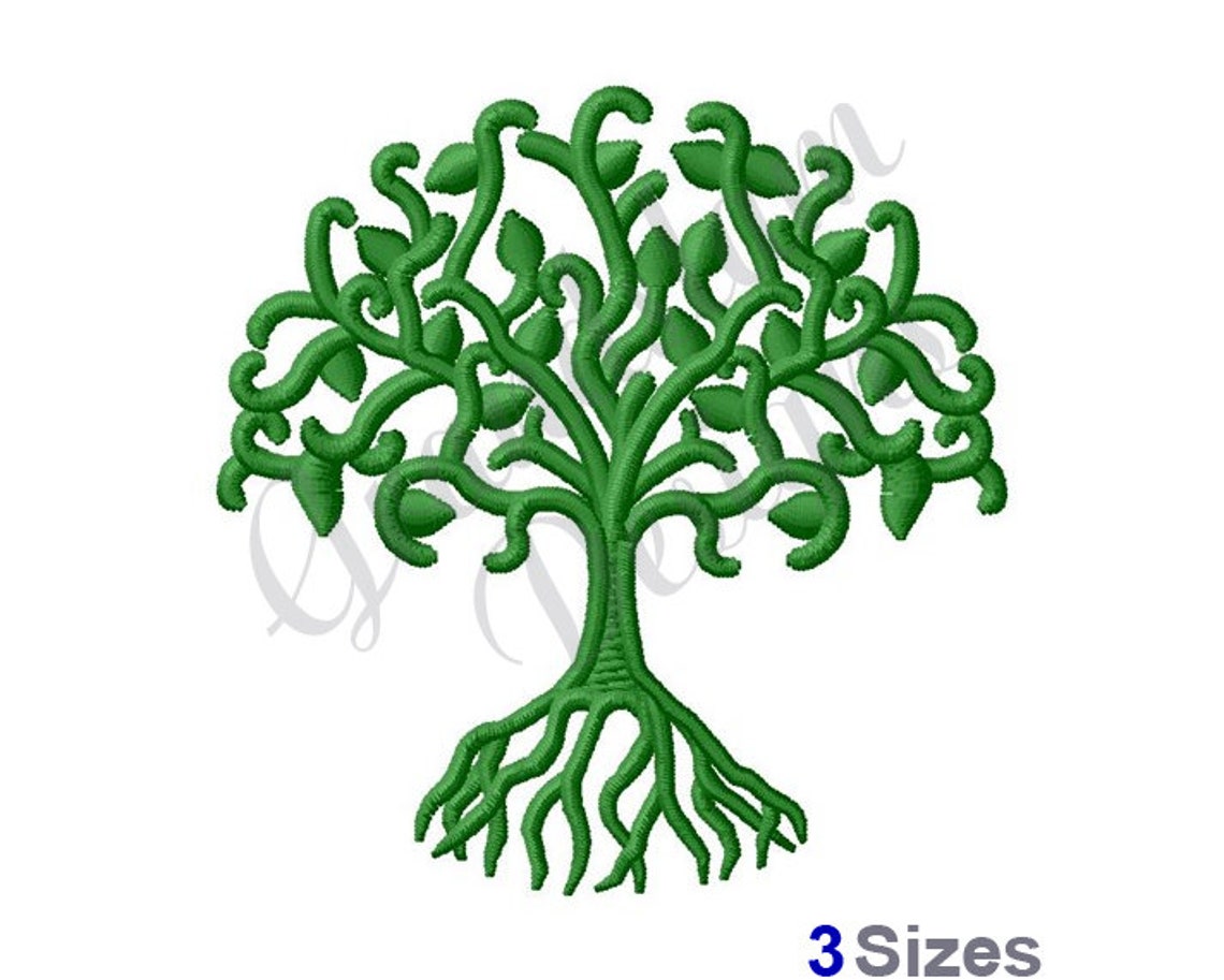 Tree of Life Machine Embroidery Design | Etsy