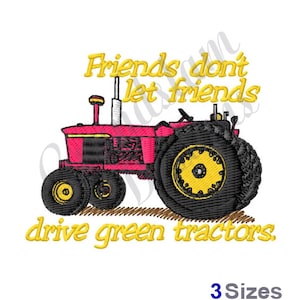 Red Tractor  - Machine Embroidery Design, Embroidery Designs, Machine Embroidery, Embroidery Patterns, Embroidery Files, Instant Download