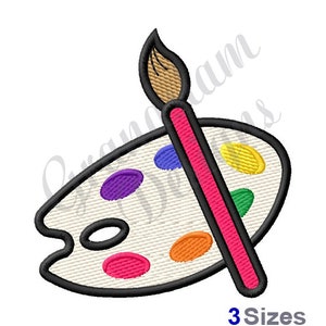 Artists Palette - Machine Embroidery Design