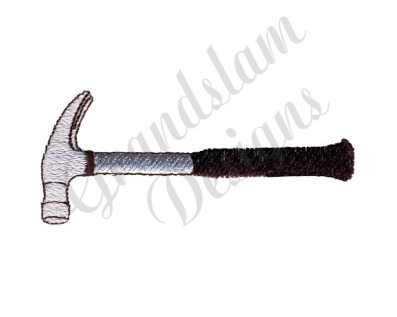 May include: A silver and brown hammer with a wooden handle.