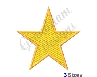 Star (Light Fill) Machine Embroidery Design, Embroidery Designs, Machine Embroidery, Embroidery Patterns, Embroidery Files, Instant Download