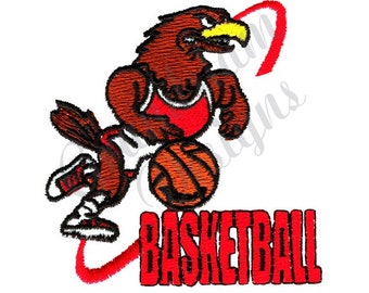 Eagle Basketball -Machine Embroidery Design, Embroidery Designs, Machine Embroidery, Embroidery Patterns, Embroidery Files, Instant Download